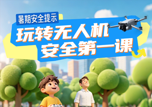 暑期安全提示｜玩转无人机 安全第一课